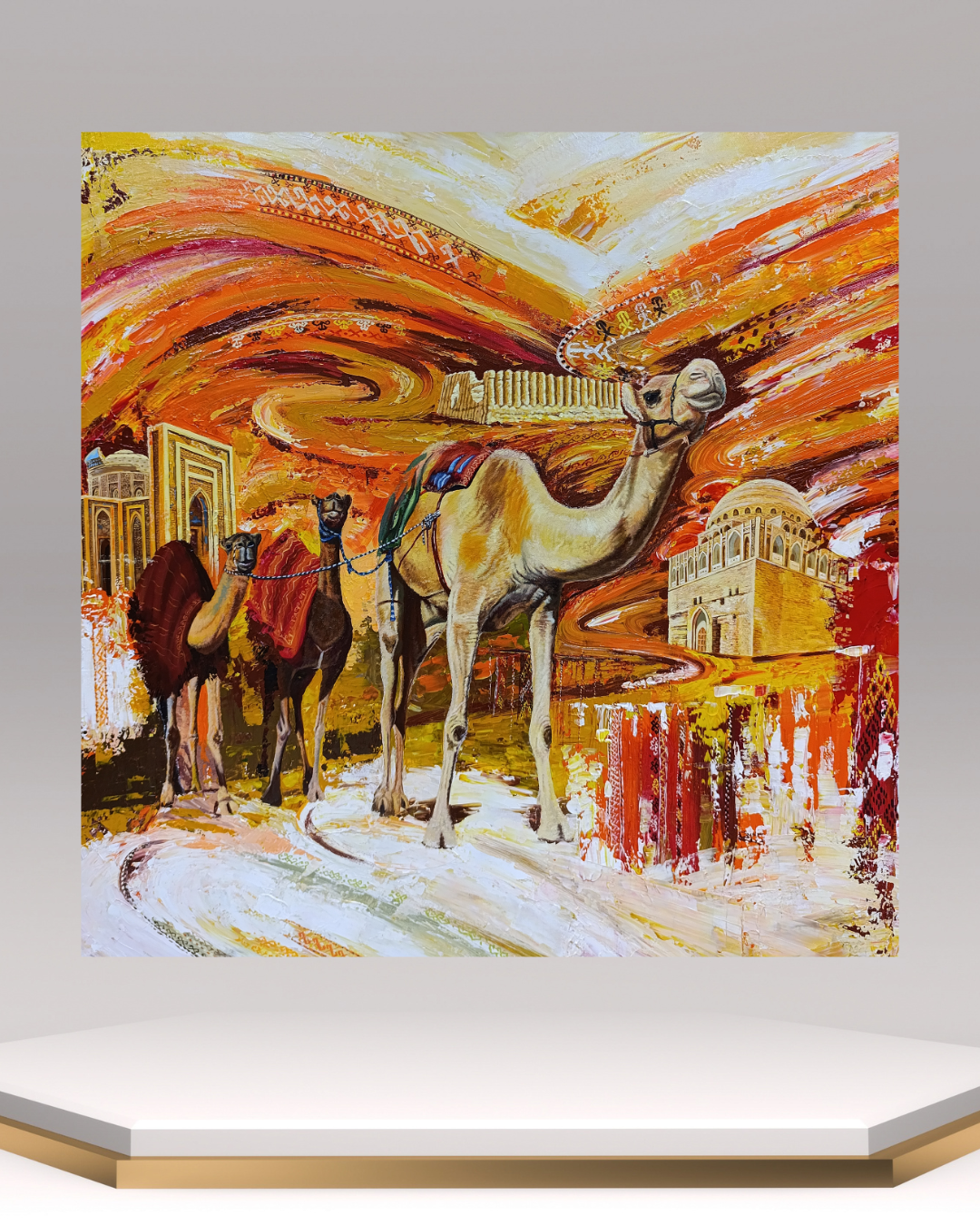 Akýan Dünýädäki Düýeler /
Верблюды в Текущем Мире